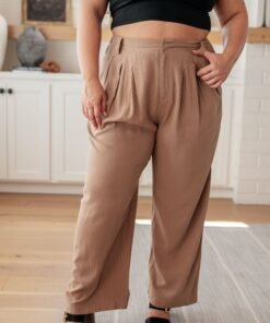 Business Meeting Wide Leg Pants - Fashion Are Us